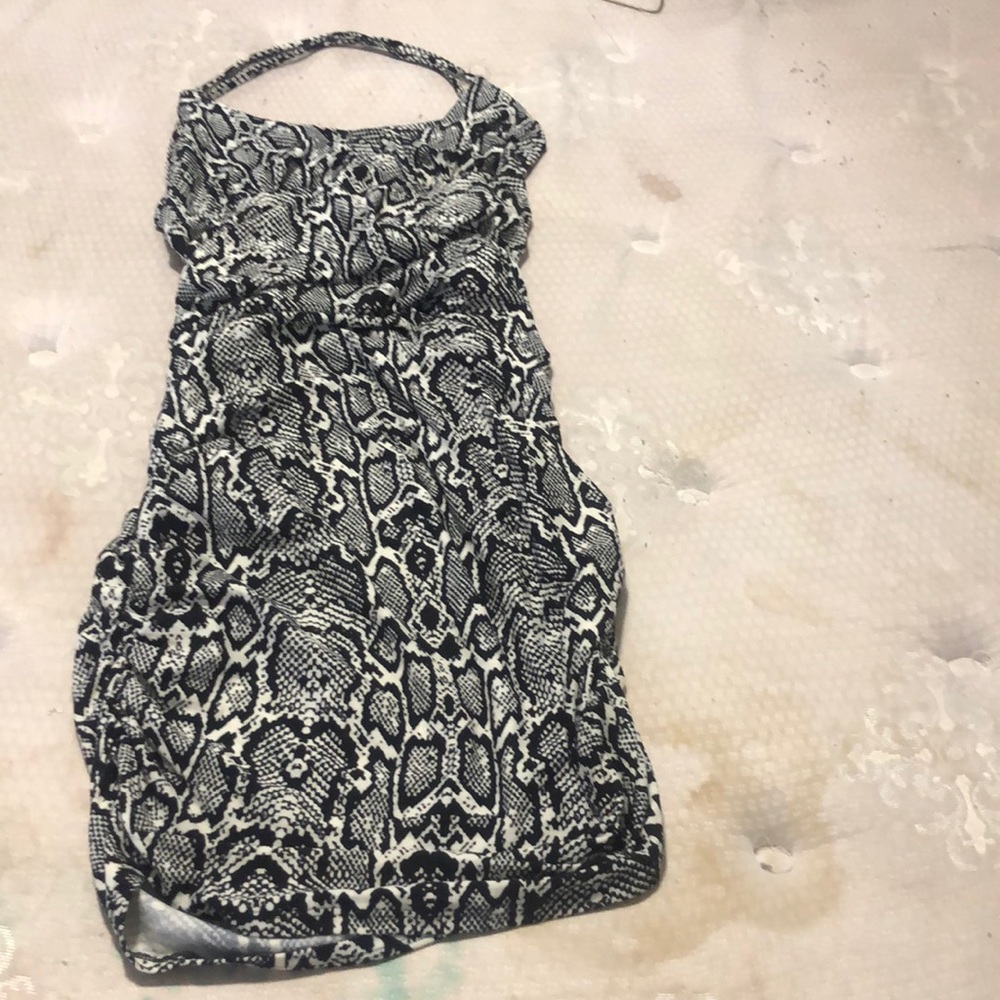 Animal print dress